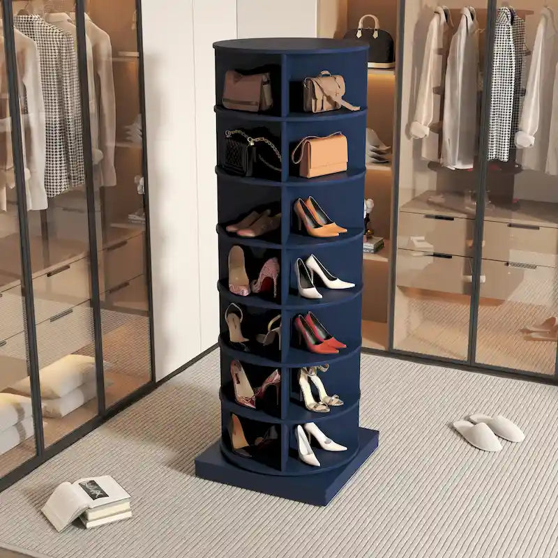 360° Rotating Shoe Cabinet, 7 Layers
