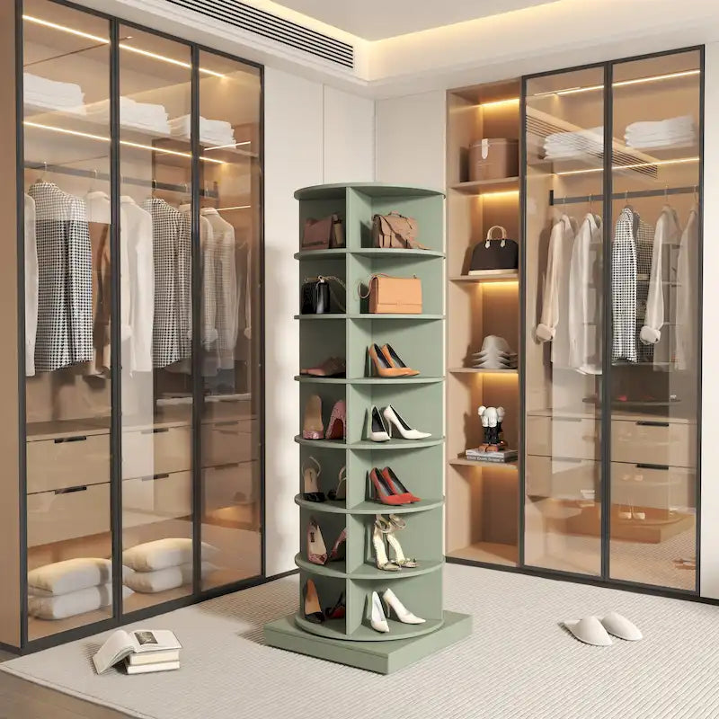 360° Rotating Shoe Cabinet, 7 Layers