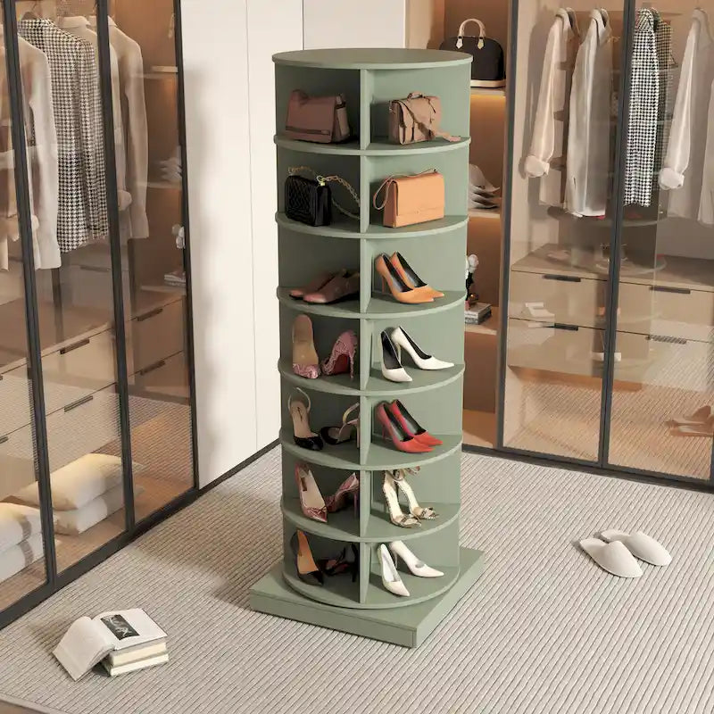 360° Rotating Shoe Cabinet, 7 Layers