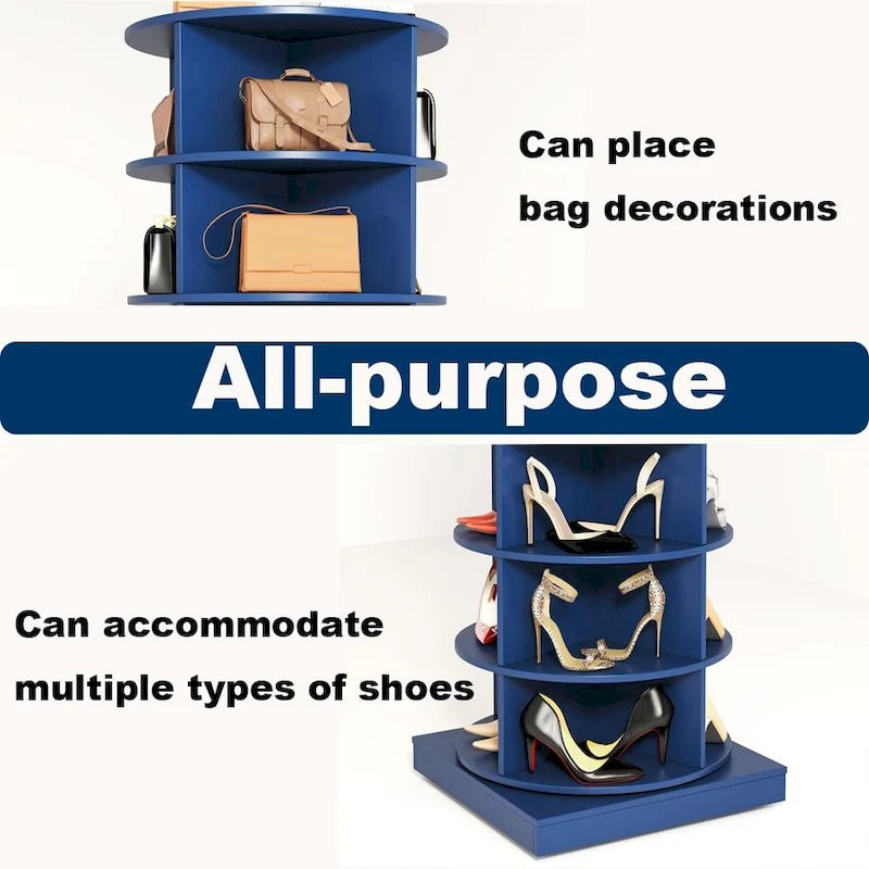 360° Rotating Shoe Cabinet, 7 Layers