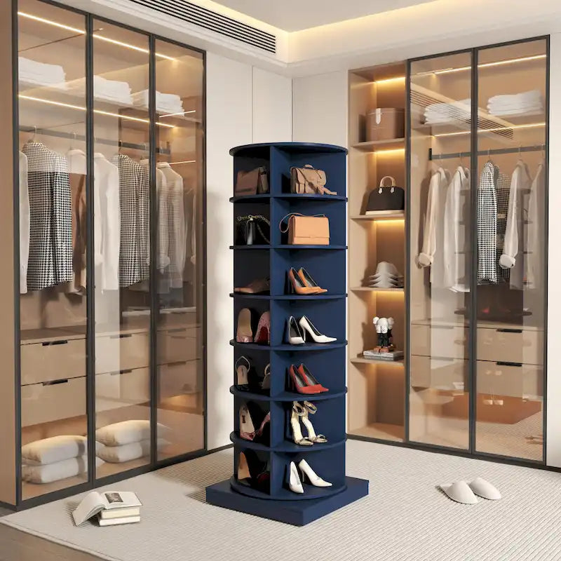 360° Rotating Shoe Cabinet, 7 Layers