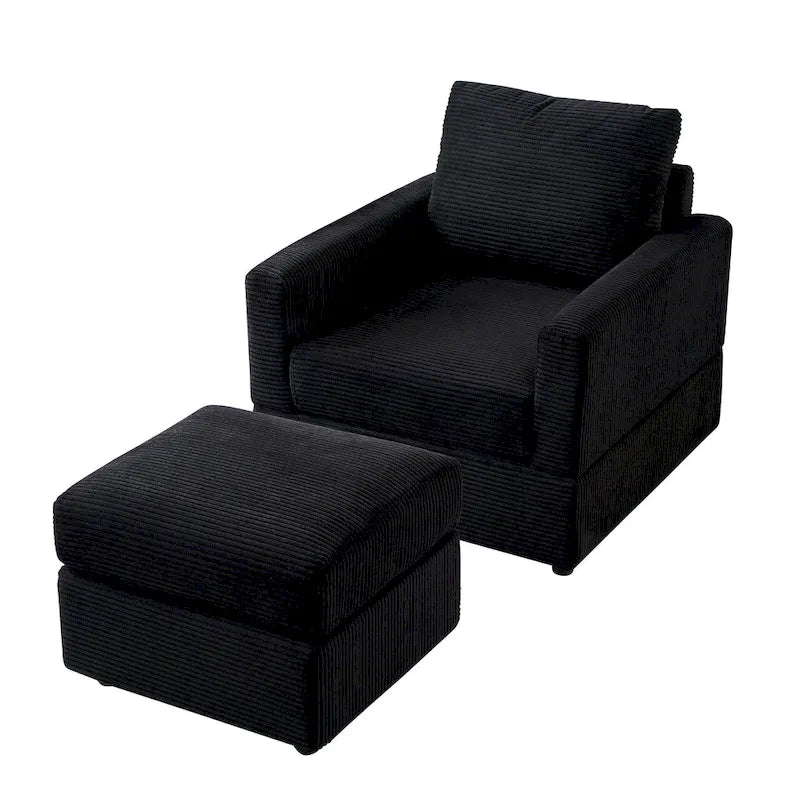 Klassischer Clubsessel aus Cord