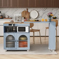 Rolling Kitchen Island With Extended Table