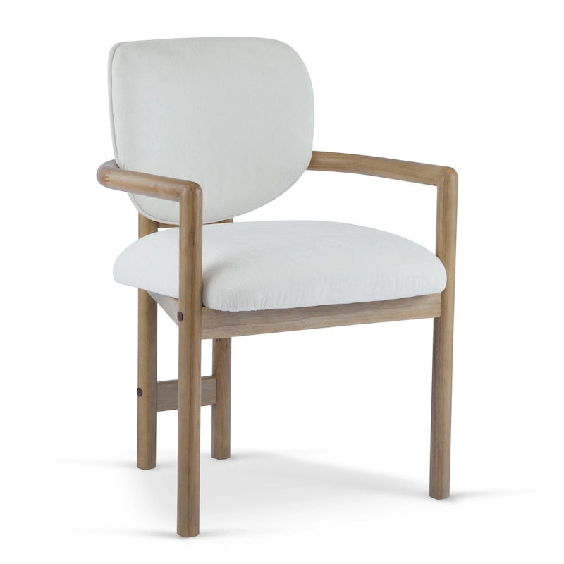 Upholstered Dining Chair, Side Chair with Rubber Wood Legs, 300 LBS Weight Capacity