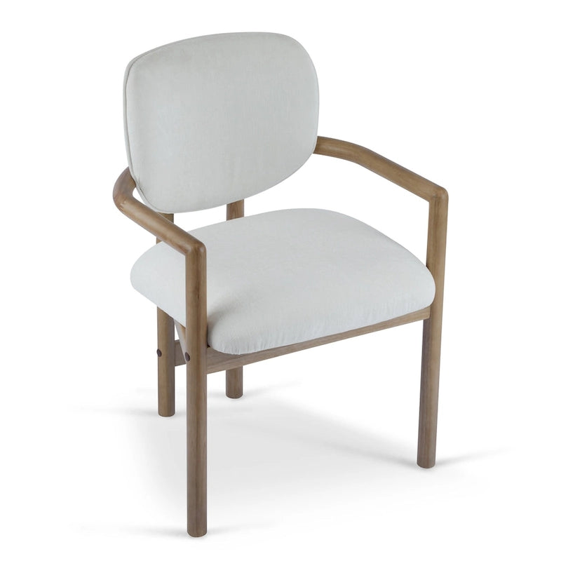 Upholstered Dining Chair, Side Chair with Rubber Wood Legs, 300 LBS Weight Capacity
