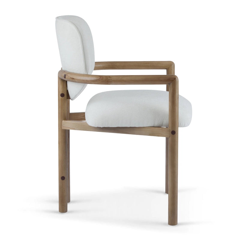 Upholstered Dining Chair, Side Chair with Rubber Wood Legs, 300 LBS Weight Capacity