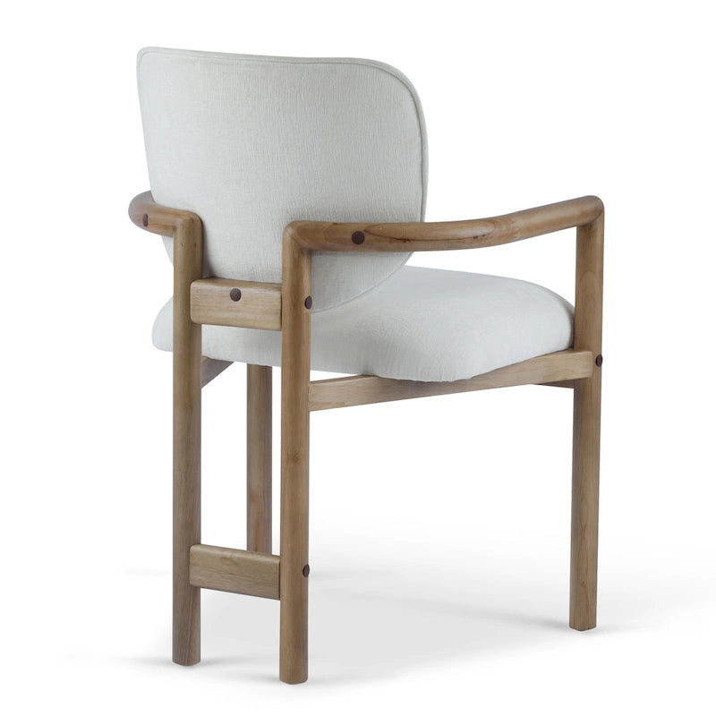 Upholstered Dining Chair, Side Chair with Rubber Wood Legs, 300 LBS Weight Capacity