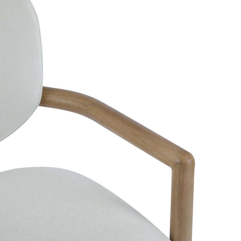 Upholstered Dining Chair, Side Chair with Rubber Wood Legs, 300 LBS Weight Capacity