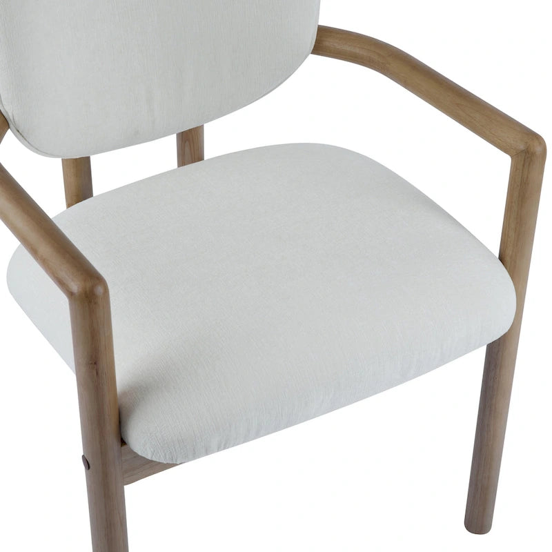 Upholstered Dining Chair, Side Chair with Rubber Wood Legs, 300 LBS Weight Capacity