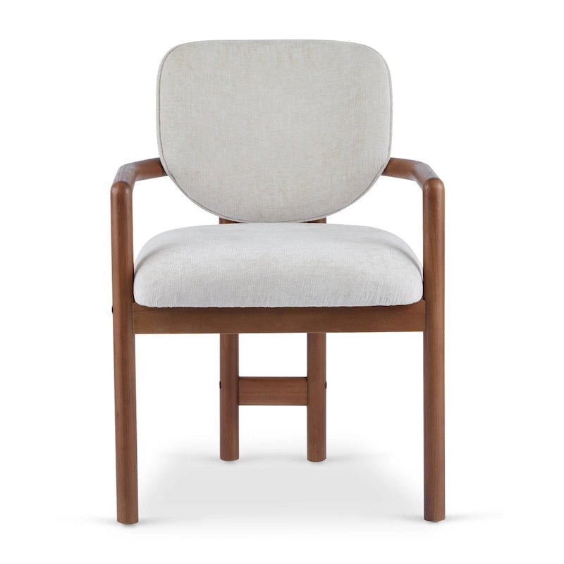 Upholstered Dining Chair, Side Chair with Rubber Wood Legs, 300 LBS Weight Capacity