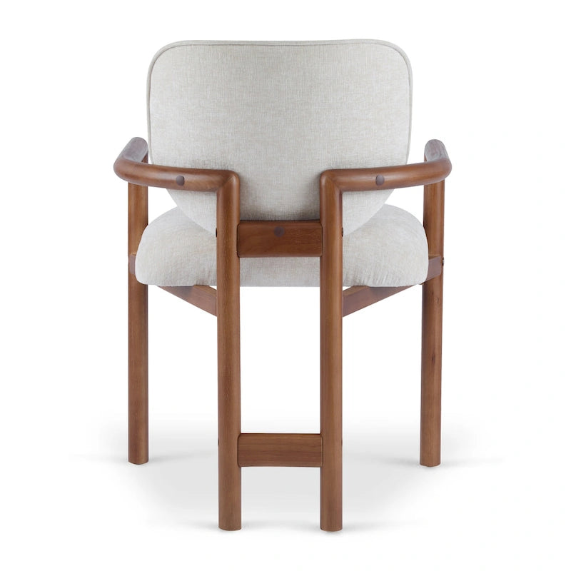 Upholstered Dining Chair, Side Chair with Rubber Wood Legs, 300 LBS Weight Capacity