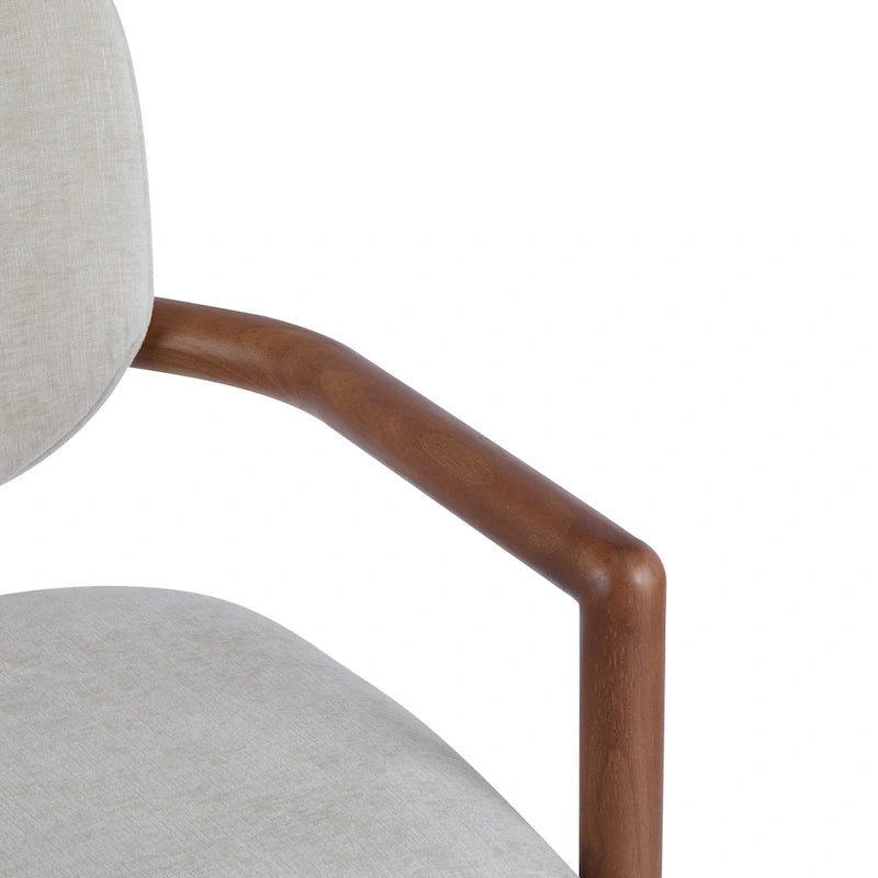 Upholstered Dining Chair, Side Chair with Rubber Wood Legs, 300 LBS Weight Capacity