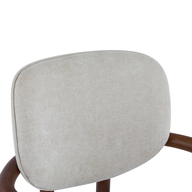 Upholstered Dining Chair, Side Chair with Rubber Wood Legs, 300 LBS Weight Capacity
