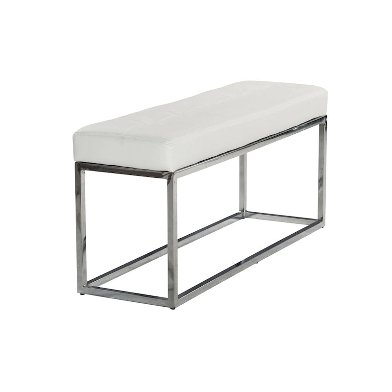 Tufted PU Metal Bench
