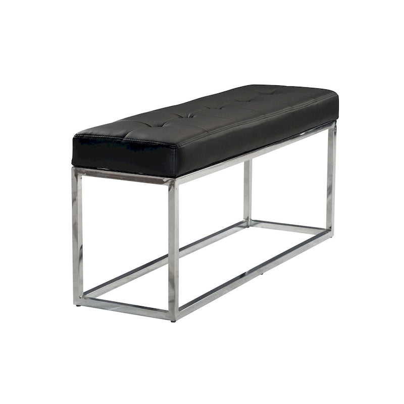 Tufted PU Metal Bench