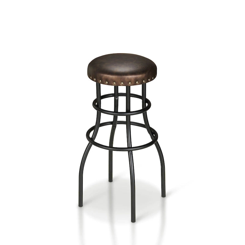 Rustic Bronze Metal Counter Height Barstool