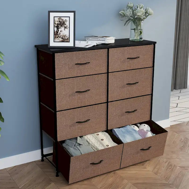 8 Drawer Vertical Dresser Storage Tower