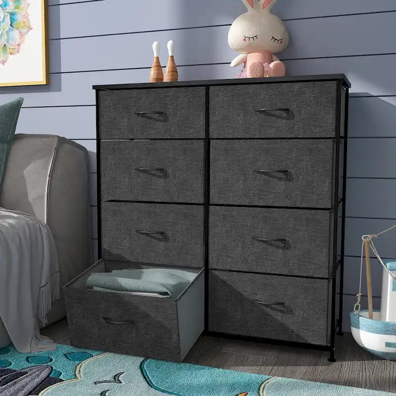 8 Drawer Vertical Dresser Storage Tower