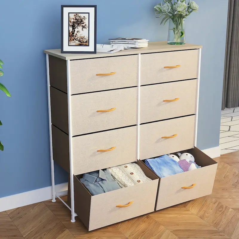 8 Drawer Vertical Dresser Storage Tower