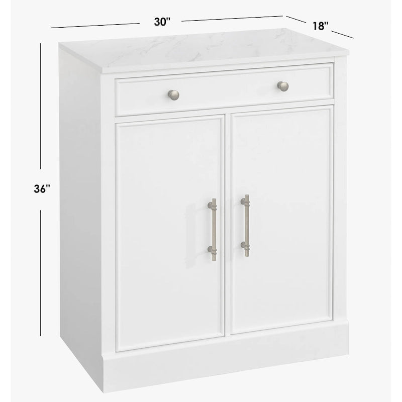 1-Drawer/2-Door Storage Cabinet