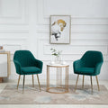 Upholstered Velvet Dining Chair with Armrests