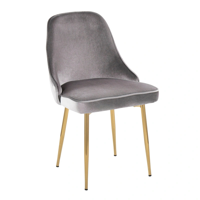 Contemporary Velvet Dining Chair
