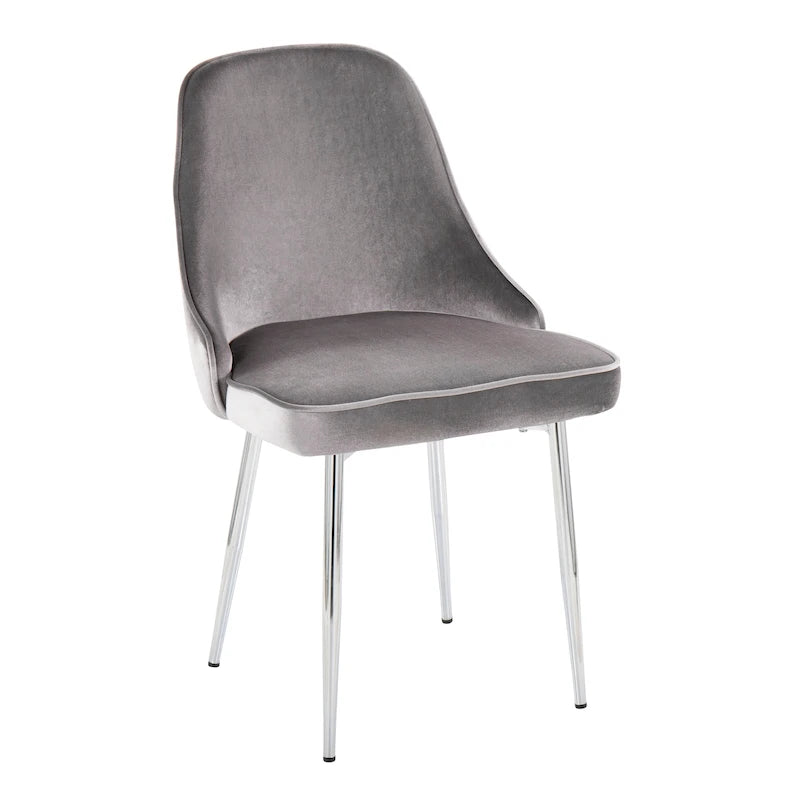 Contemporary Velvet Dining Chair
