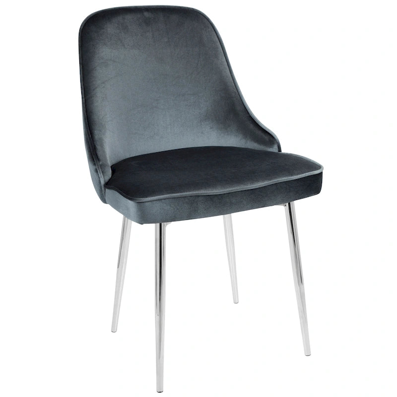 Contemporary Velvet Dining Chair