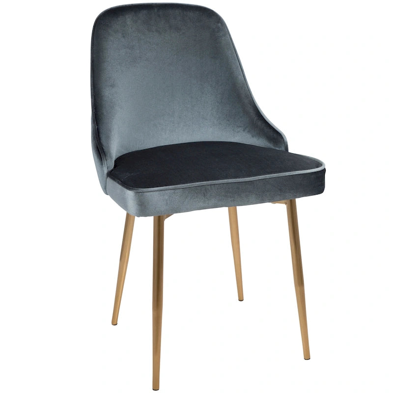 Contemporary Velvet Dining Chair