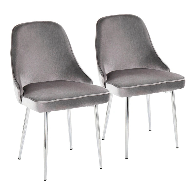 Contemporary Velvet Dining Chair