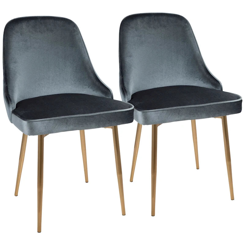 Contemporary Velvet Dining Chair