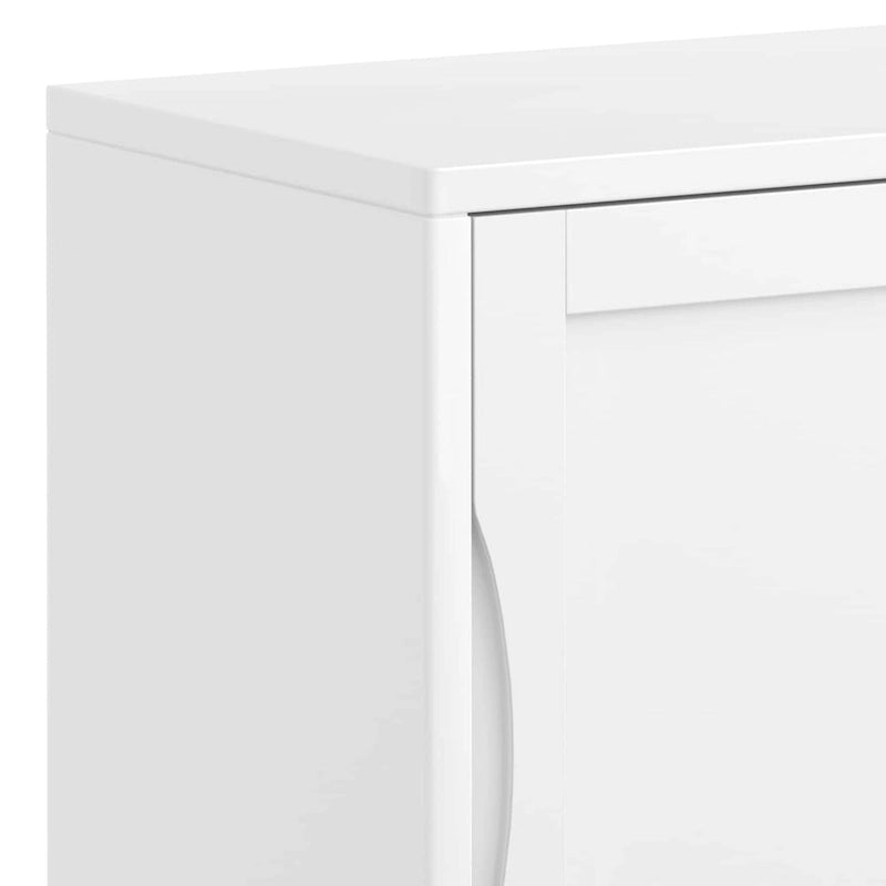 Niedriger Stauraumschrank aus Massivholz im modernen Mid-Century-Stil, 30 Zoll breit - 30W x 14D x 31H