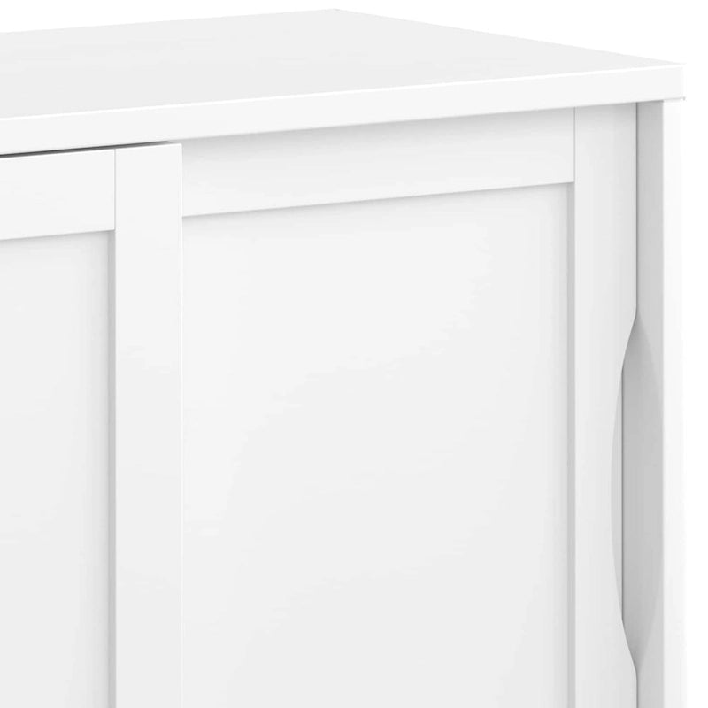 Niedriger Stauraumschrank aus Massivholz im modernen Mid-Century-Stil, 30 Zoll breit - 30W x 14D x 31H