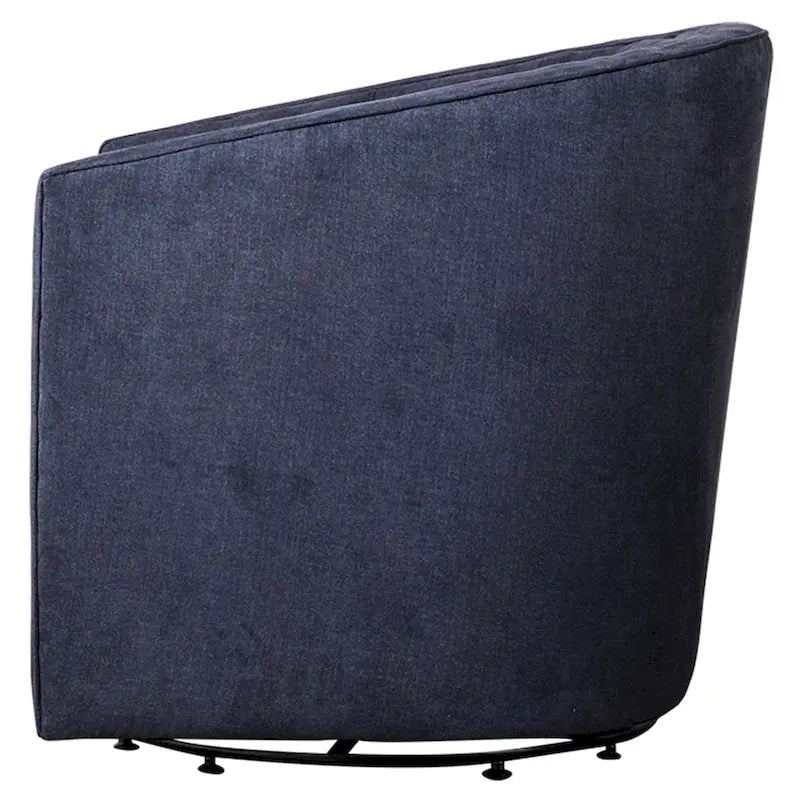 Fabric Swivel Barrel Chair