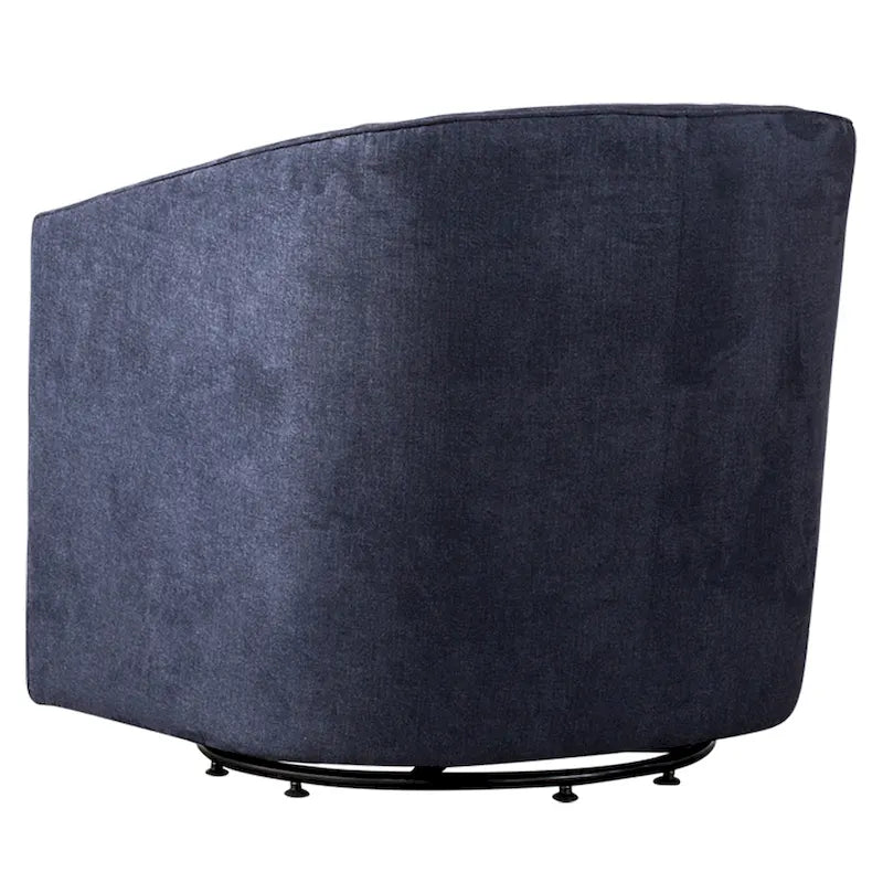 Fabric Swivel Barrel Chair