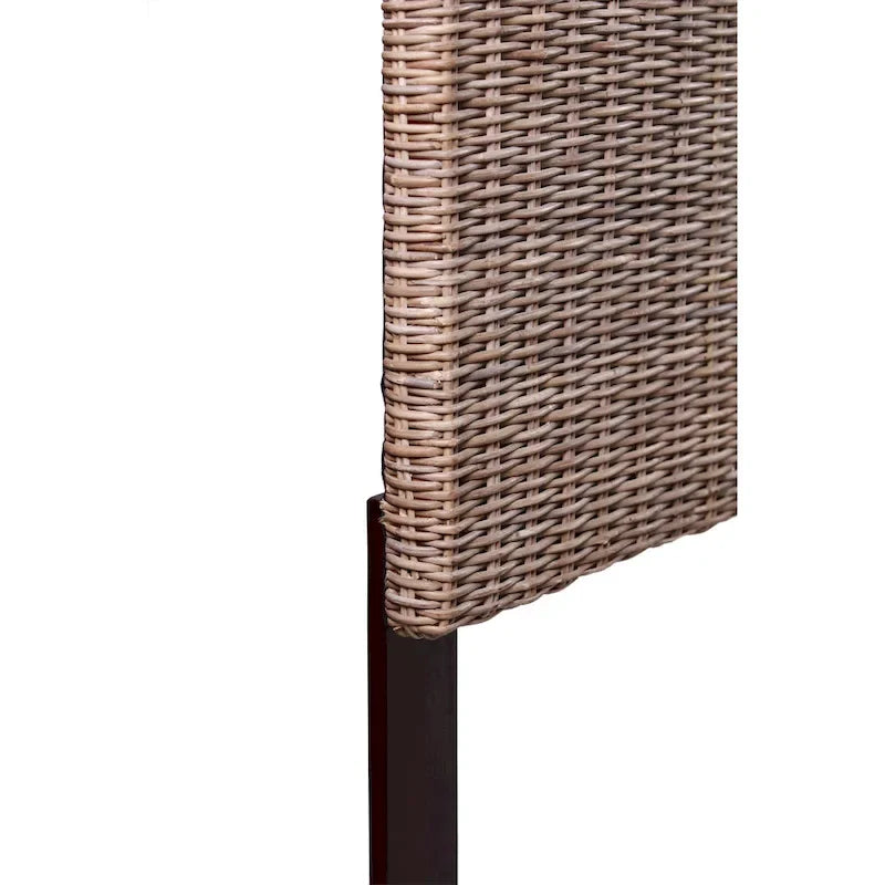 Verstellbares Rattan-Kopfteil