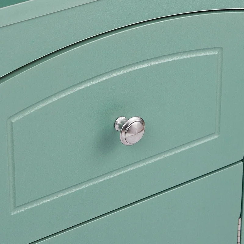 66" H Tall Bathroom Storage Cabinet with Drawer & Adjustable Shelves