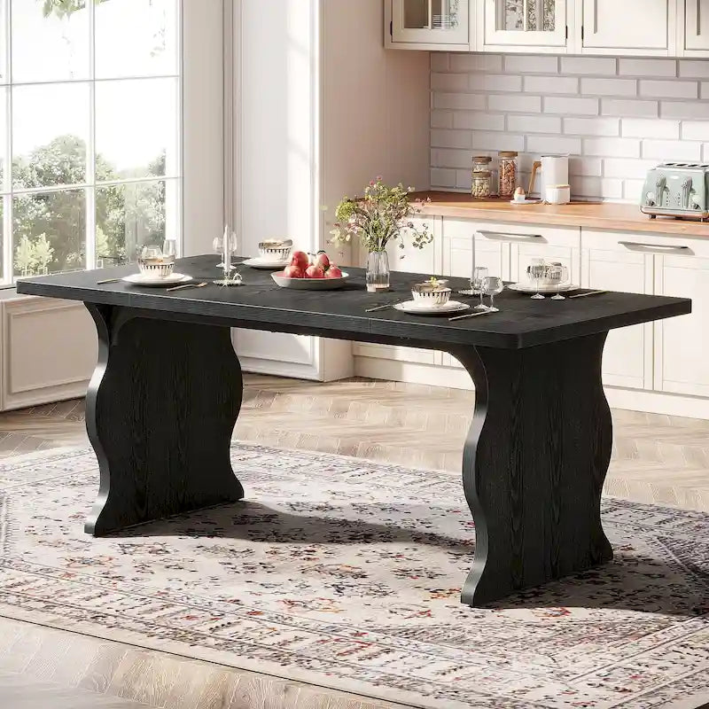 63-Inch Rectangular Dining Table for 4-6