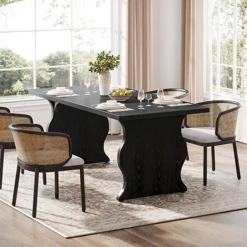 63-Inch Rectangular Dining Table for 4-6