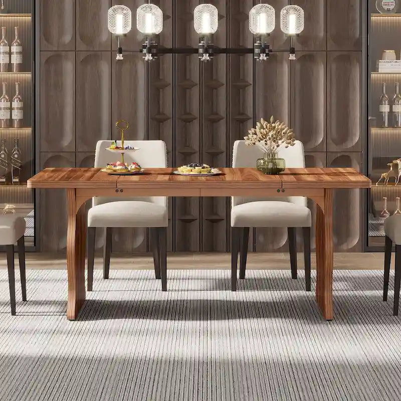 63-Inch Rectangular Dining Table for 4-6
