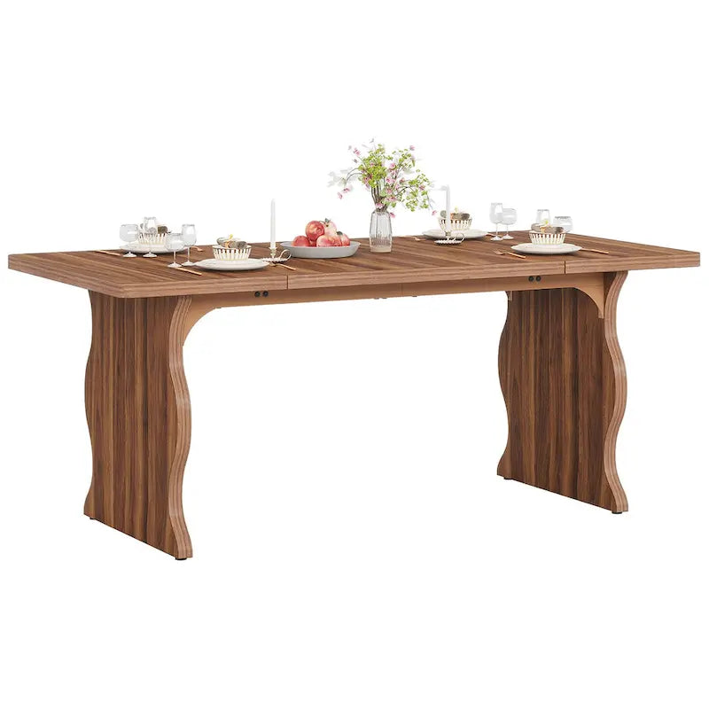 63-Inch Rectangular Dining Table for 4-6