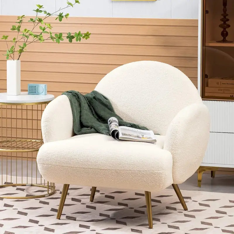 Modern Accent Chair Upholstered Armchair for Living Room, Bedroom