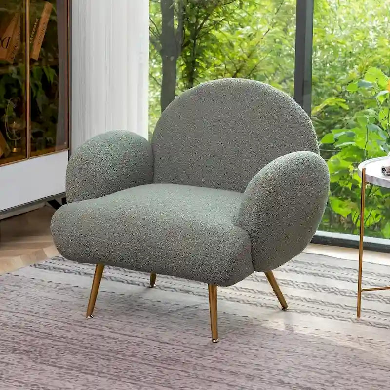 Modern Accent Chair Upholstered Armchair for Living Room, Bedroom