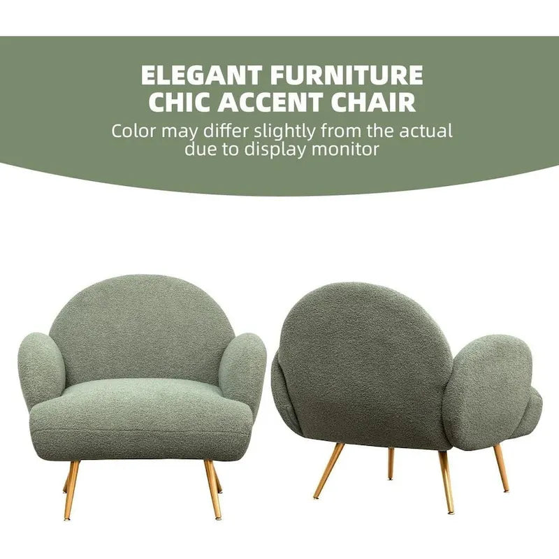 Modern Accent Chair Upholstered Armchair for Living Room, Bedroom