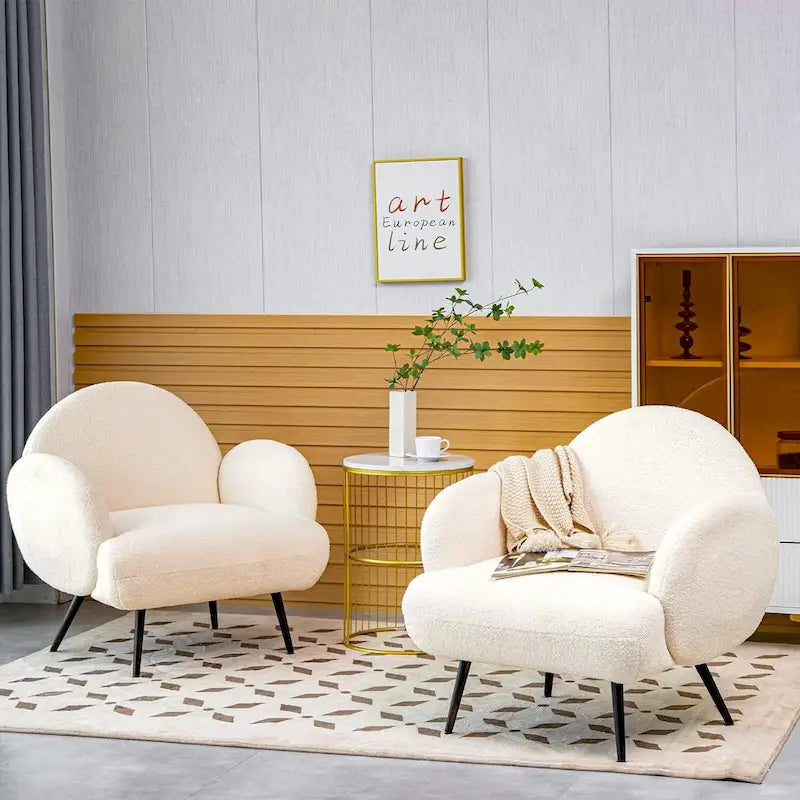Modern Accent Chair Upholstered Armchair for Living Room, Bedroom