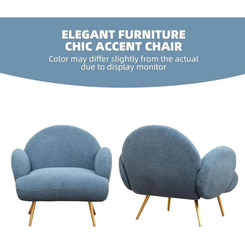 Modern Accent Chair Upholstered Armchair for Living Room, Bedroom