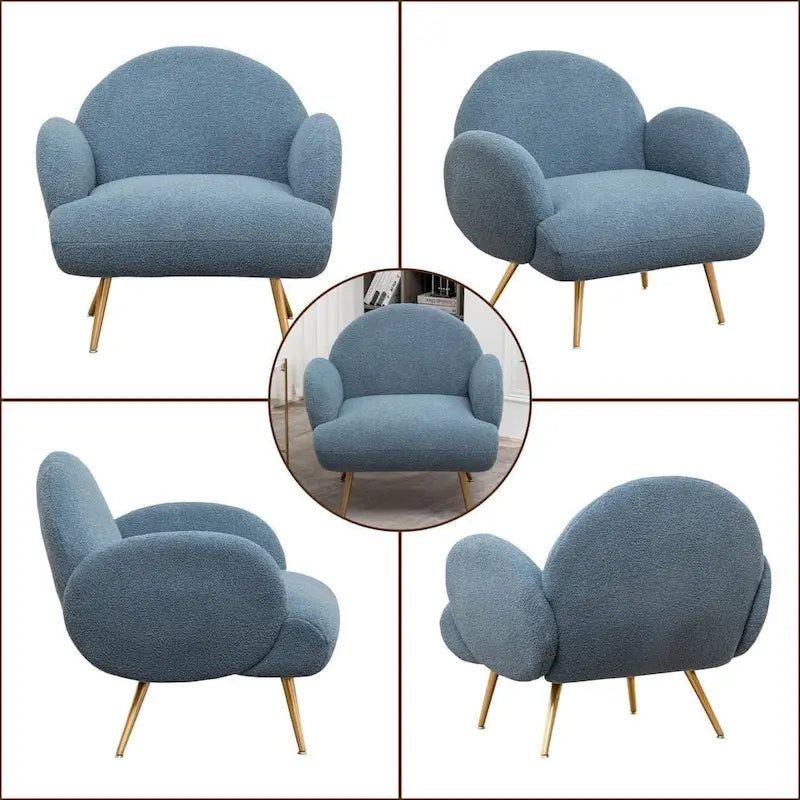 Modern Accent Chair Upholstered Armchair for Living Room, Bedroom