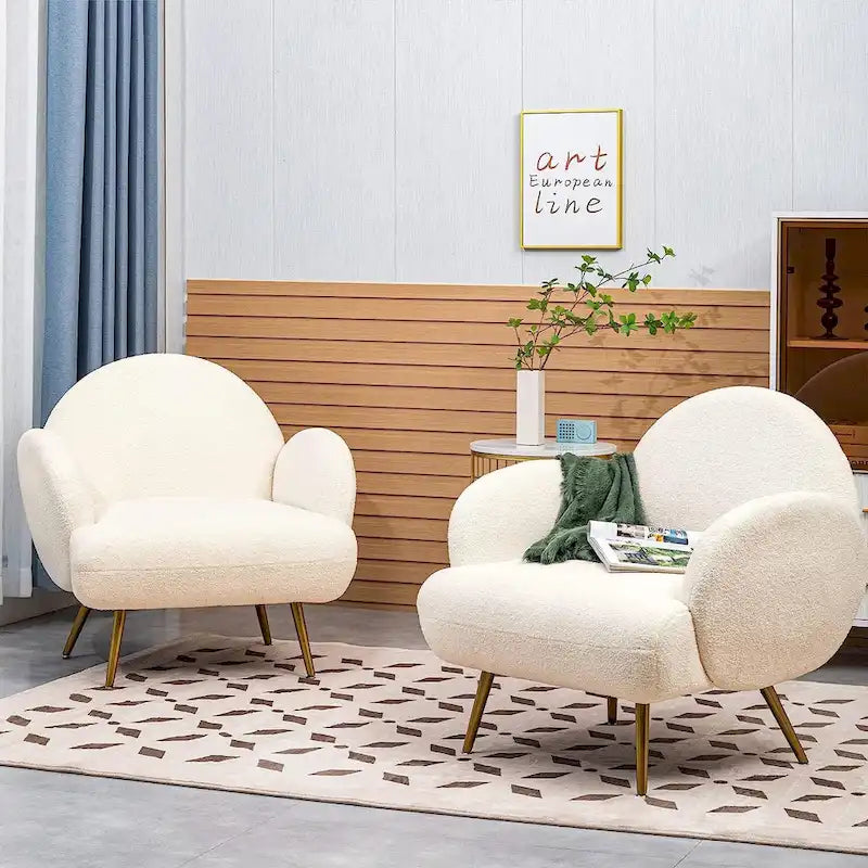 Modern Accent Chair Upholstered Armchair for Living Room, Bedroom