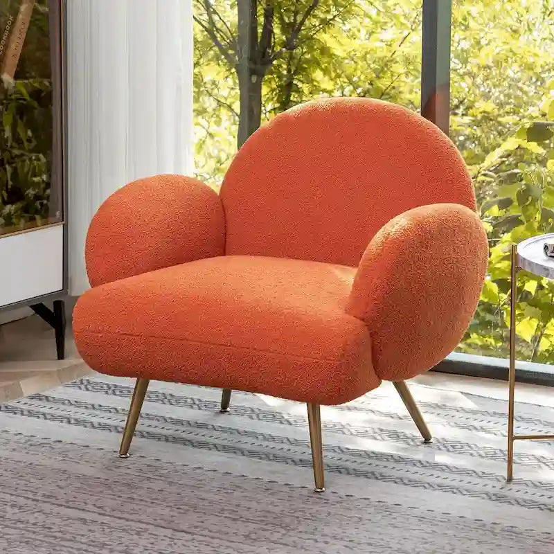 Modern Accent Chair Upholstered Armchair for Living Room, Bedroom
