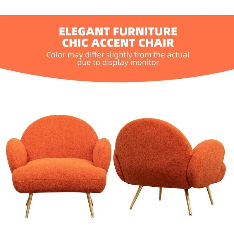 Modern Accent Chair Upholstered Armchair for Living Room, Bedroom